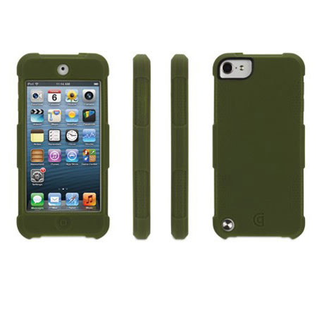 Griffin Technology Survivor Skin for iPod Touch 5G, Olive