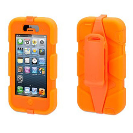 Griffin Technology Survivor Case for iPhone 5/5s, Fire Orange