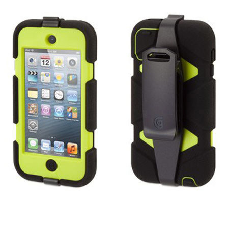 Griffin Technology Survivor Case for iPod Touch 5G, Black/Citron
