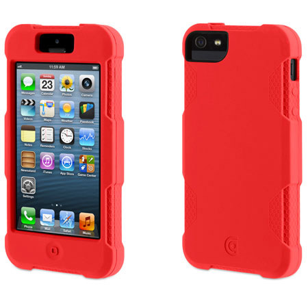 Griffin Technology Protector Case for iPhone 5, Fluoro Fire