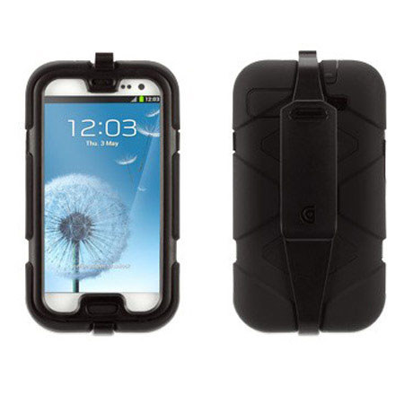 Griffin Technology Survivor Case with Belt Clip for Samsung Galaxy S III, Black
