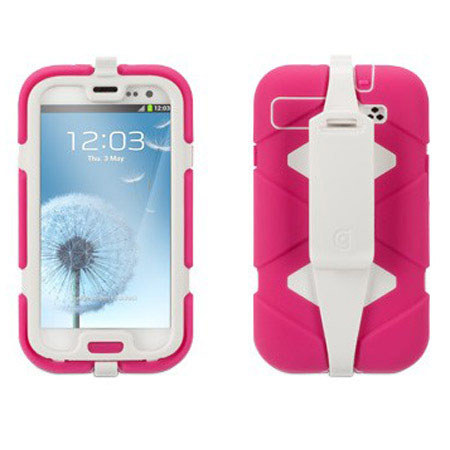 Griffin Technology Survivor Case with Belt Clip for Samsung Galaxy S3, Pink