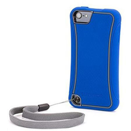 Griffin Technology Survivor Slim Case for iPod Touch 5G, Blue/Gray