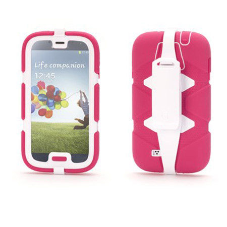 Griffin Technology Survivor Case with Belt Clip for Samsung Galaxy S4, Pink