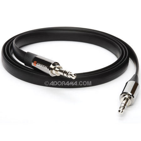 Griffin Technology GC17103 35.43in Flat Aux Cable Black