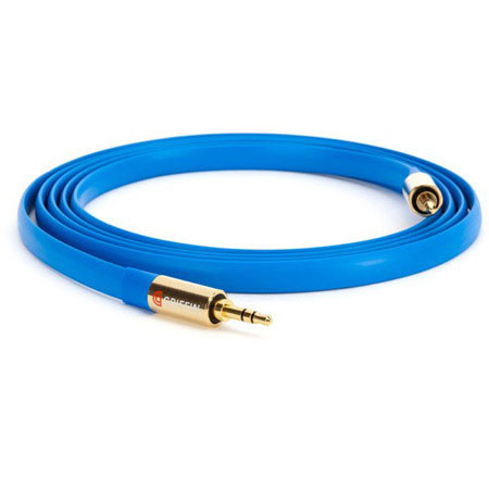 Griffin Technology 6' (1.8m) Premium Flat Aux Cable, Blue