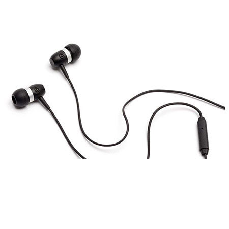 Griffin Technology 4' WoodTones Earbud Headphones with Control Mic, Walnut
