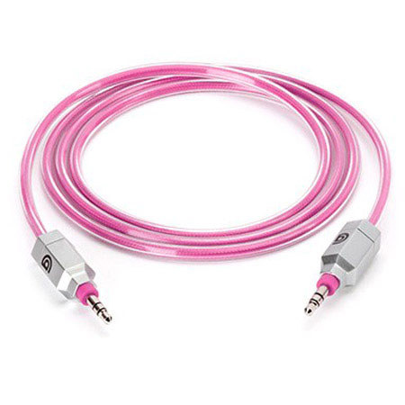 Griffin Technology 4' Survivor Aux Cable, Pink