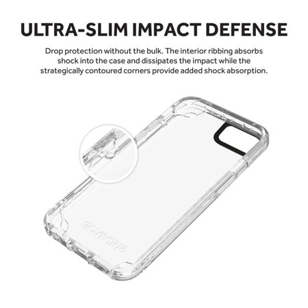 Griffin Technology Survivor Strong Case for iPhone SE (2020), 8, 7 & 6/6s, Clear