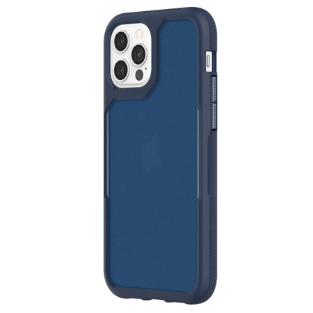 Griffin Technology Survivor Endurance Case for iPhone12/12 Pro, Navy/Flint Stone
