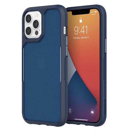 Griffin Technology Survivor Endurance Case for iPhone 12Pro Max,Navy/Flint Stone