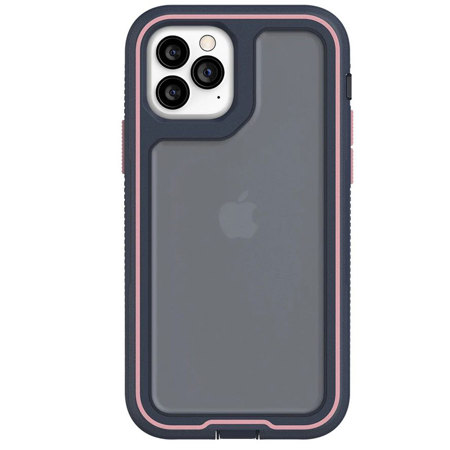 Griffin Technology Survivor Extreme Case for iPhone 12 & 12 Pro,Navy/Rose Quartz