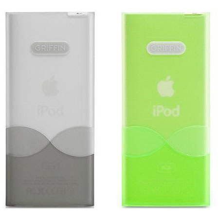 Griffin Wave-shaped Digital Player Case, Black, Green