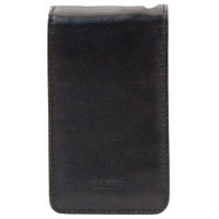 Griffin Technology Black Leather Vizor Case for the Microsoft Zune MP3 Multimedia Player.