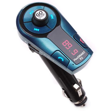 GoGroove FlexSMART X2 Mini In-Car Bluetooth FM Transmitter