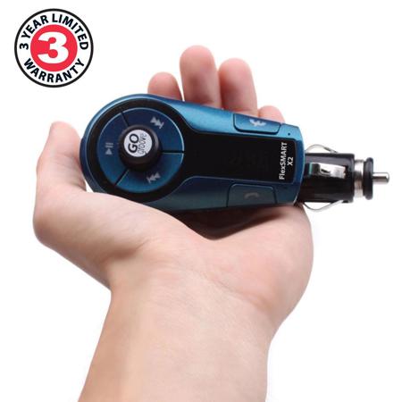 GoGroove FlexSMART X2 Mini In-Car Bluetooth FM Transmitter