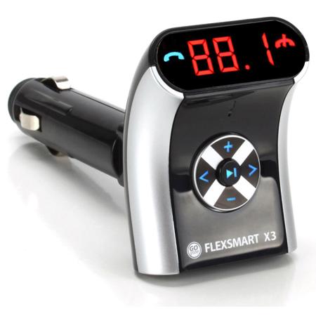 GoGroove FlexSMART X3 Mini In-Car Bluetooth FM Transmitter
