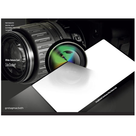 X-Rite Colorchecker Custom White Balance Card, 8.25x11