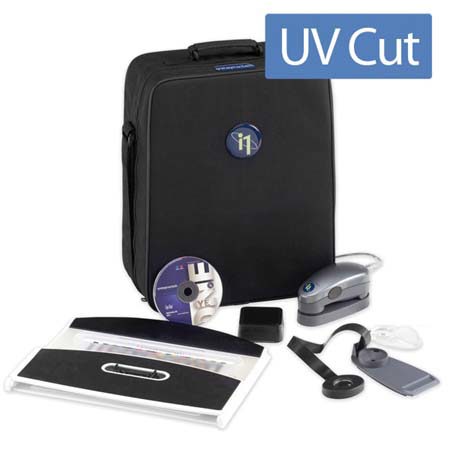 X-Rite Eye-one Proof UV, with Permanently Affixed UV Cutoff Filter, Profile Solution for CMYK Workflows, for Mac & Windows.