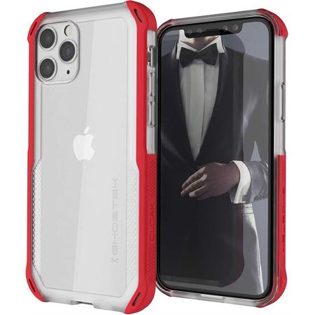 Ghostek Cloak 4 Shockproof Bumper Case for iPhone 11 Pro, Red