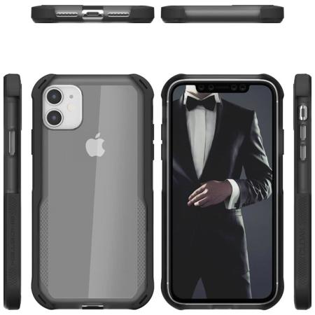 Ghostek Cloak 4 Shockproof Bumper Case for iPhone 11, Black