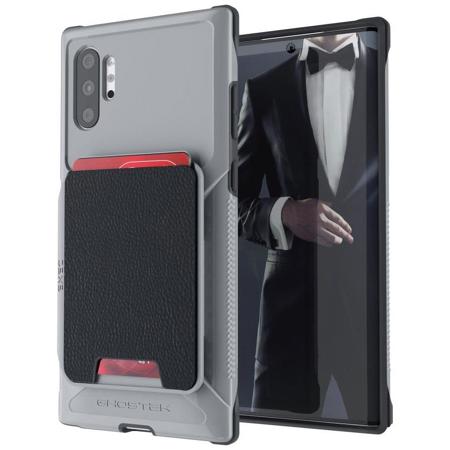 Ghostek Exec 4 Magnetic Wallet Case for Galaxy Note 10 Plus/5G Smartphone, Gray