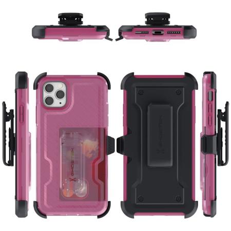 Ghostek Iron Armor Holster Case with Card Holder for iPhone 11