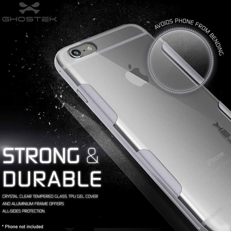 Ghostek Cloak Slim Protective Case for Apple iPhone 6 Plus/6s Plus, Silver