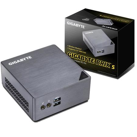 Gigabyte BRIX GB-BSI3H-6100 Barebone PC, i3-6100U, 2.5" HDD Tray & M.2 SSD Slot