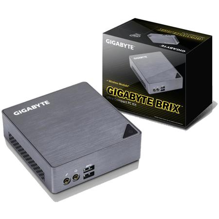 Gigabyte BRIX GB-BSI7-6500 Mini PC Kit, Intel i7-6500U, M.2 SSD Slot