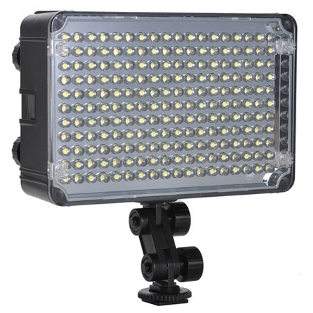 GiSTEQ Flashmate F-198A LED Video Light, Light Angle & Brightness Control