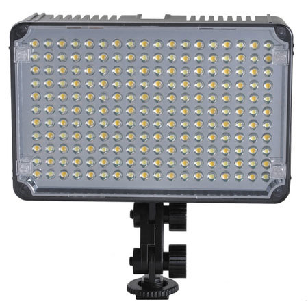GiSTEQ Flashmate F-198C LED Video Light, Color Temp & Brightness Control