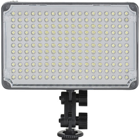 GiSTEQ Flashmate F-198 LED Video Light, 198 LEDs, Brightness Control