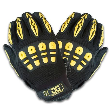XX-Large Original Gig Gloves, Black/Yellow, Pair