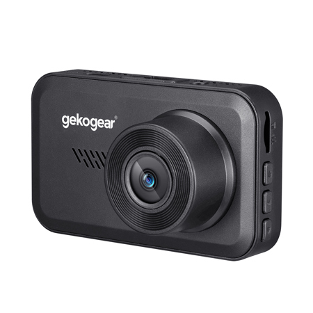 GekoGear Orbit D111 Full HD 3" IPS LCD Screen Dash Camera, Black