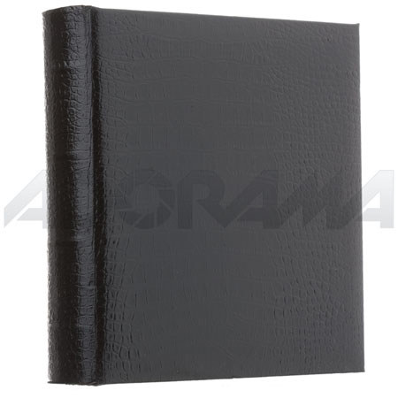 Gallery Leather 11717 Compact Embossed Album, Black
