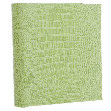 Gallery Leather 11761 Compact Embossed Album, Kiwi