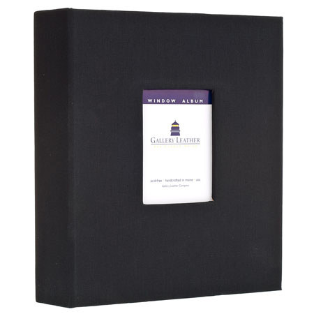 Gallery Leather 3 Ring Bookcloth 9x8" Album