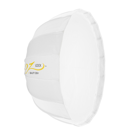 Glow Elegant Pro White EZ Lock Beauty Dish w/Bowens Mount, Silver Interior 25"