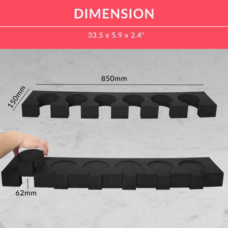 Glow Seamless Background Paper Roll Storage Rack, 2-Pack