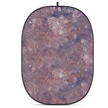 Glow CBA-PA0005 5x6.5' Fabric Collapsible Backdrop, Abstract Painting