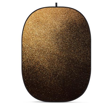 Glow CBA-TB0001 5x6.5' Fabric Collapsible Backdrop, Bokeh Textured