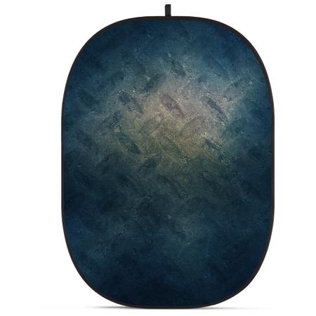 Glow CBA-WR0007 5x6.5' Fabric Collapsible Backdrop, Rusty Wall