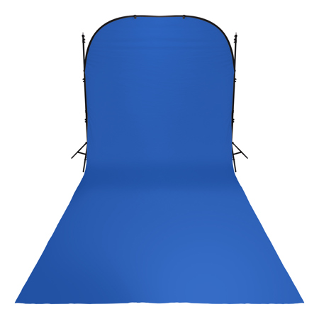 Glow Super Collapsible Background - 8 x 16' (Chroma Blue)