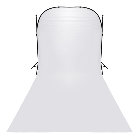 Glow Super Collapsible Background - 8 x 16' (White)