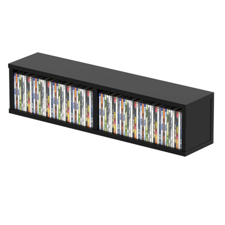 Glorious CD Box for 90 Slim Cases, Black