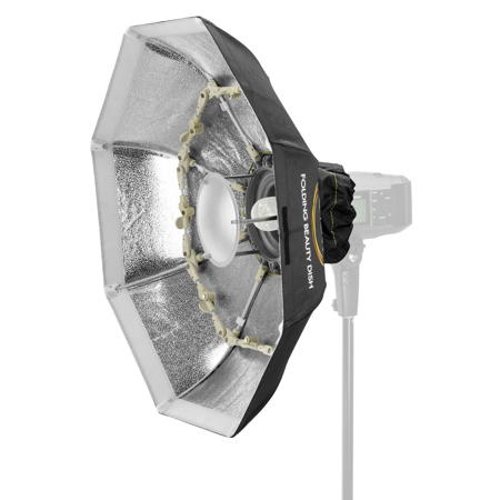 Glow Foldable Beauty Dish With Bowens Mount (Silver, 28")