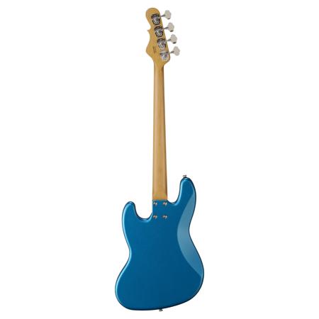 G&L Guitar Fullerton Deluxe JB Bass Guitar, Caribbean Rosewood, Lake Placid Blue