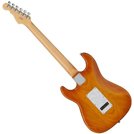 G&L Guitar Fullerton Deluxe S-500 Electric Guitar, Maple, Honey Burst