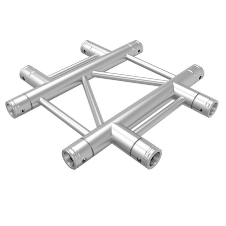 Global Truss 1.64' (0.5m) 5 Way Horizontal Cross-Junction